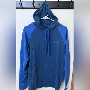 Under Armour Men's Two-Tone Blue Hoodie